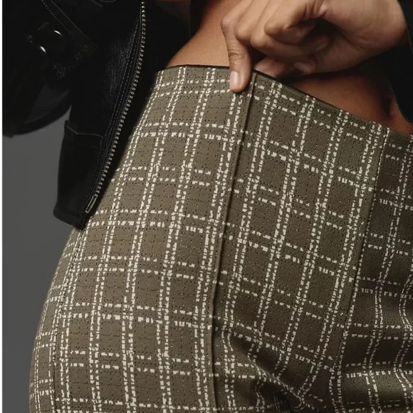 Maeve Plaid Kick Boot Cut The Margot Pants - Picture 2 of 6